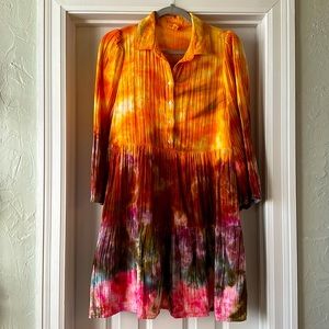 Tie Dye Babydoll Top